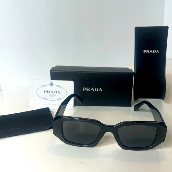 Prada | Accessories | Prada Black Sunglasses | Poshmark display picture 2